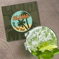 thumbnail image 2 of Aloha Hawaii Bar 4'' X 4'' Square Wooden Coaster, 2 of 3