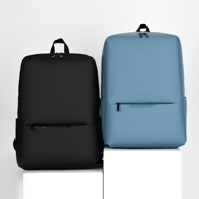 Vaidha Large Capacity Computer Backpack, Business Leather Film Backpack, Succinct Business Travel Bag
