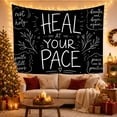 thumbnail image 3 of Matte Hand Drawn With Chalkboard Crisp Dominant Element, Mystical Fantasy for Space Lovers, Galaxy Room Decor, Valentine's Day Gift, Tapestry Wall Hanging for Bedroom and Dorm, 3 of 7