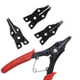 thumbnail image 4 of Alicates Para Anillos De Seguridad Multifuncionales 4 En 1, Doble Propósito Para Uso Interno Y Externo, Juego De Combinación De Alicates Para Anillos A Presión Con Herramienta Para Cabezales matsuzay TO002643-00, 4 of 7