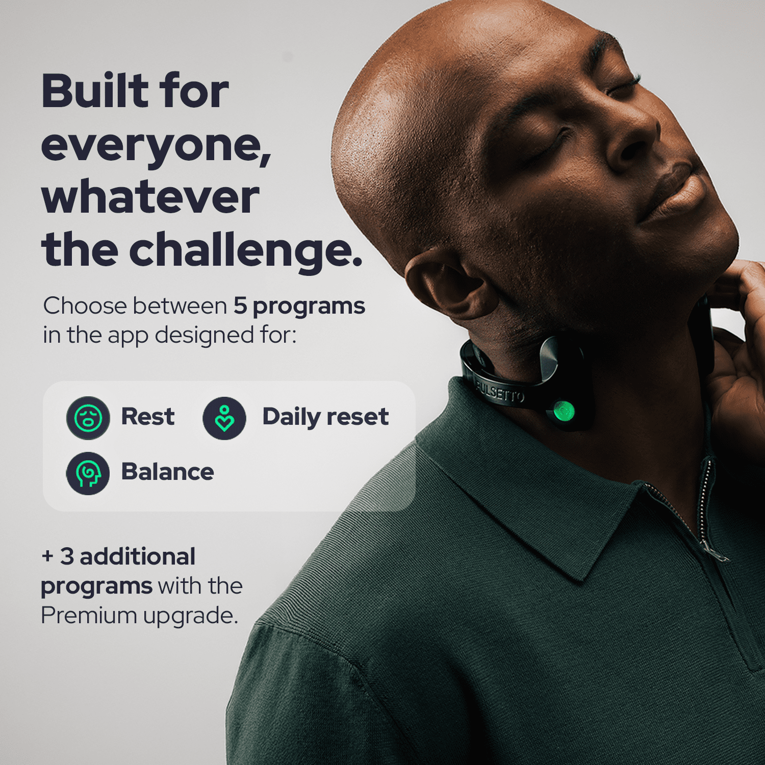 Pulsetto FIT Non-Invasive Vagus Nerve Stimulator – Feel Calmer, Sleep Better in Just Minutes a Day.