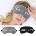 thumbnail image 2 of Coofit Sleeping Mask Cute Letter Decor Sleeping Eye Cover Blindfold Eyeshade for Home, 2 of 10