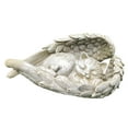 thumbnail image 2 of Happy Date Resin Sleeping Puppy Dog/Cat with Large Angel Wings Pet Memorial Indoor/Outdoor Statue for Lawn and Garden, 4.72 x 1.97 Inches, 2 of 2