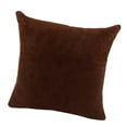 thumbnail image 1 of simhoa Bright Color Pillow Case Velvet Decorative Square Throw Pillow Covers For Sofa Chocolate-45x45cm, 1 of 8