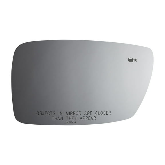 Burco 5774B Passenger Side Convex Replacement Mirror Glass for 18 Buick Enclave W/O Baking Plate