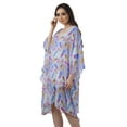 thumbnail image 6 of Moomaya Beach Kaftan Bikini Cover up Women Georgette Midi Dress Short Caftan, 6 of 6