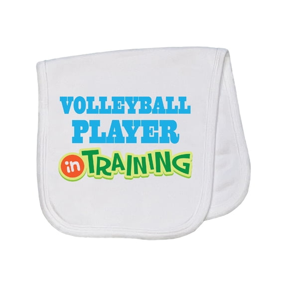 Inktastic Volleyball Player Kids Baby Burp Cloth