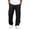 Z-Black -ZY60, variant on Nestiefly Cargo Sweatpants for Men Straight Wide Leg Baggy Pants High Rise Elastic Jogger Sweatpant Stretch Trouser with Pockets Royal Blue 3XL