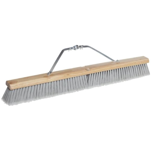 30 in. Flagged Plastic Floor Brush Less