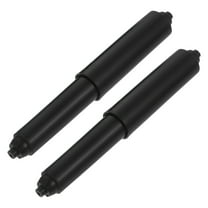 OULII 2Pcs Replaceable Cylindrical Toilet Paper Roller Black