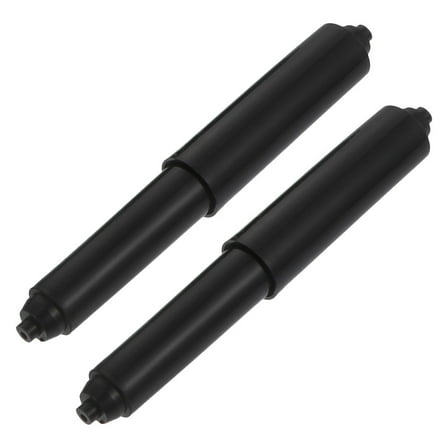 OULII 2Pcs Replaceable Cylindrical Toilet Paper Roller Black