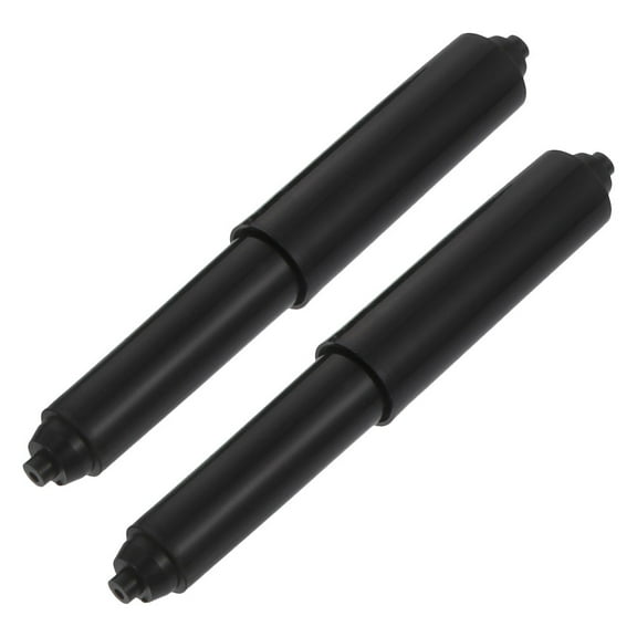 OULII 2Pcs Replaceable Cylindrical Toilet Paper Roller Black