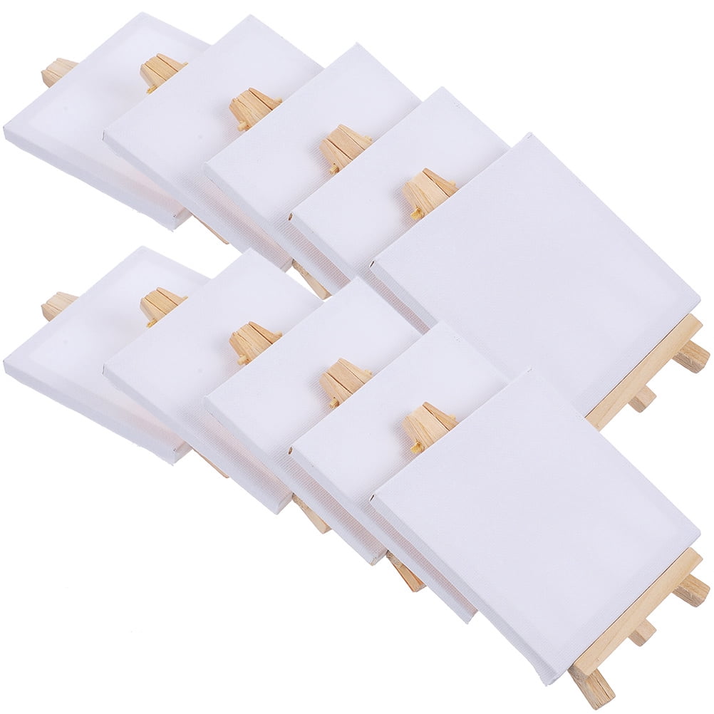 UPKOCH Canvas Painting Kit for Kids Canvas Painting Sketchpads Wood 15 Sets