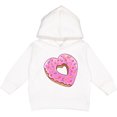thumbnail image 2 of Inktastic Heart Shaped Donut with Pink Icing and Sprinkles Toddler Hoodie, 2 of 4