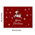 thumbnail image 4 of Bowayaoa Christmas Floor Mat Absorbent Door Mat for Entryway, Non Slip Kitchen Rug, Holiday Home Decor Polyester Mat for Living Room, 4 of 7
