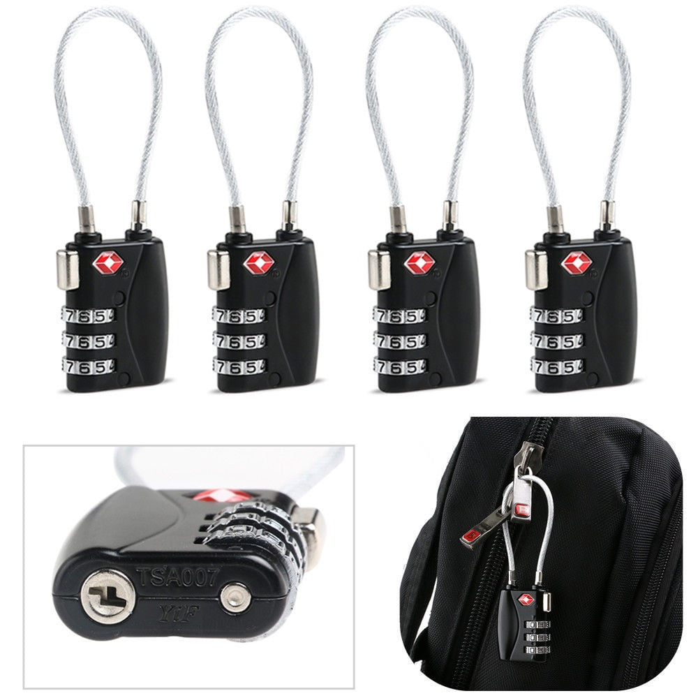 Black DL Set of A pair Travel Luggage/suitcases Password lock Replacement Accessories parts K014# 