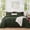 07 Bronze Green, variant on U by Bedsure Tufted Boho Full Comforter Set, 3 Pieces Farmhouse Shabby Chic Embroidery Bedding Set, Soft Jacquard Bronze Green Comforter for All Seasons