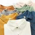 thumbnail image 3 of PIKADINGNIS New Hot Corduroy Shirt for Women Loose Fresh Multicolor Casual Blouse Female Autumn Long Sleeve Button Blusas Tops, 3 of 6