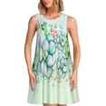 thumbnail image 1 of Disketp Robe Sans Manches pour Femmes Robes d'Été Décontractées de Plage Ample, 1 of 7
