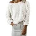 thumbnail image 1 of Pull en Tricot à Manches Longues pour Femme Automne Hiver, 1 of 6