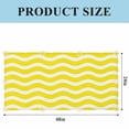 thumbnail image 3 of Yellow Moire Fluorescent Light Covers, Water Ripple Stripe Farmhouse Magnetic Light Covers for Ceiling Lights, Fluorescent Ceiling Shade Filters for Classroom Bedroom Office 4x2Ft x 2PCS, 3 of 8