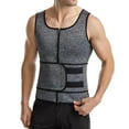 thumbnail image 3 of Men Vest Neoprene Sweat Tank - Gray M, 3 of 10