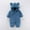 Blue, variant on Snowsuit Baby Boy Hooded Jumpsuit Fleece Bear Ear Newborn Girl Baby Romper Newborn Outfit Warm Baby 6-9 Months
