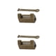 thumbnail image 3 of Bearachild Padlock Household Supplies Retro Lock Vintage Antique Jewelry Cabinets Locks Locking Key Accessories Mini Chinese Style with No.1 2piezas Bearachild CBP441375, 3 of 6