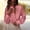 Red, variant on Endives Womens Button Down Blouse Plaid V Neck Casual Long Sleeve Tops Work Checkered Shirt Trendy Spring Outfit