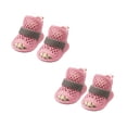 thumbnail image 3 of 4-Pack Summer Breathable Mesh Dog Shoes Size 2 - Non Slip Small Dog Sandals, Paw Protection for Outdoor Walking, Running, 3 of 6