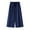 Dark Blue, variant on Fartey Plus Size Womens Wide Leg Capri Jeans Fashion Drawstring Elastic Waist Cropped Denim Pants Casual Loose Solid Color Culottes with Pockets,Light Blue,XXXXXL