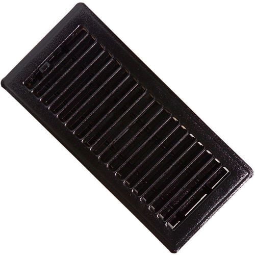 4" x 10" Black Pebble Floor Register STL, 4" x 10" Black Pebble Floor Register STL