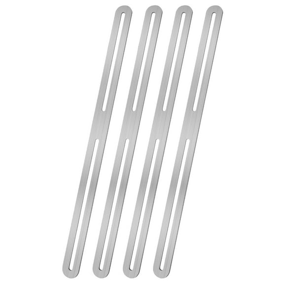 Practical Sturdy Stainless Steel Mailbox Fence Attachments 4 Pack for Easy Installation and Long Time Use Designs