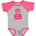 thumbnail image 3 of Inktastic Girls Rule, Boys Drool Girls Baby Bodysuit, 3 of 5