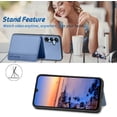 thumbnail image 4 of A15 5G Case Card Holder, for Galaxy A15 5G Phone Case,RFID Blocking Slots,Kickstand,PU Leather Shockproof Protective  Flip Cases Folio Cover for Samsung Galaxy A15 4G/5G (Blue), 4 of 7