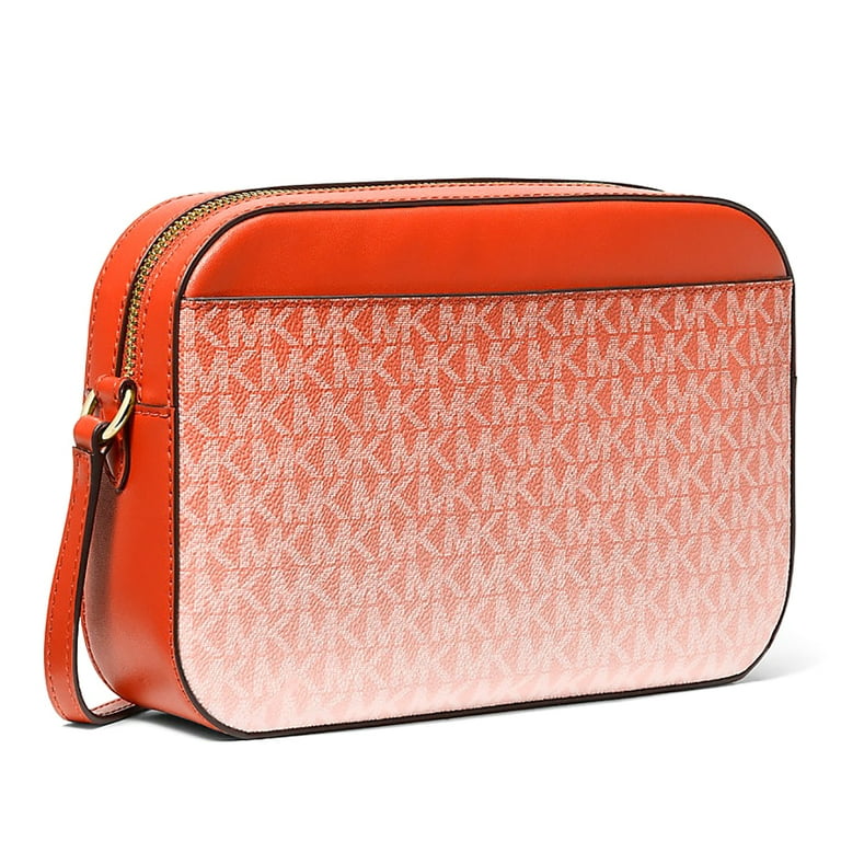 Michael Kors Women's Jet Set Large Ombré Signature Top Zip Logo