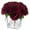 Burgundy, variant on Enova Home Artificial Flowers Velvet Roses Fake Flowers Arrangement in Cube Glass Vase with Faux Water for Home Office Wedding Decoration (Pink)