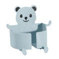 thumbnail image 5 of Pebbuoy Bedside Phone Charging Storage Bracket Wall Mounted Self-adhesive Punch-free Anti-slip Cartoon Bear Shape with Multi Hooks Phone Holder Organizer, 5 of 7