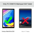 SOATUTO for Vankyo MatrixPad S20 Tablet Case with Screen Protector