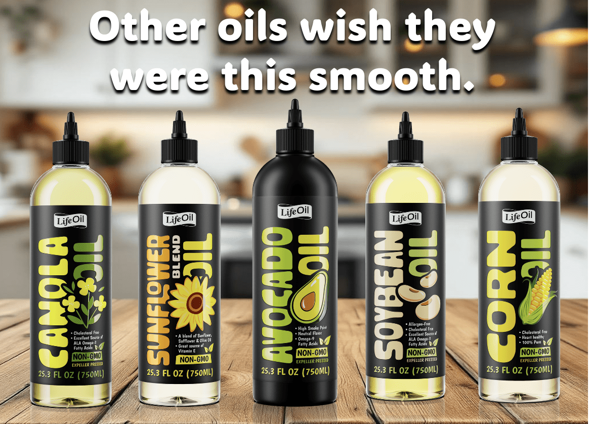 LifeOiL Non-GMO Avocado Oil (Pack of 2) 25.3 Fluid Ounces - 750 ML