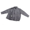 thumbnail image 3 of Chaqueta con ventilador de refrigeración Disipación de calor eficiente Protección UV Ropa con aire acondicionado y ventiladores para construcción exterior XXXL Gris claro, 3 of 15