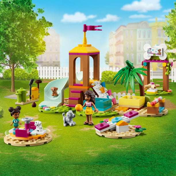 LEGO Friends Pet Playground 41698 Building Kit to Grow Animal Playset with Andrea and 3 Dog Toys; Creative Birthday Gift Idea for Aged 5 and up (210 Pieces) - Walmart.com