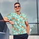 thumbnail image 4 of Balery Cute Sloth on Floral Tree Camisa Polo de Hombre con Estampado, de Manga Corta y Tejido Medio, Camisa Tipo Golf Polo-3X-Large, 4 of 6