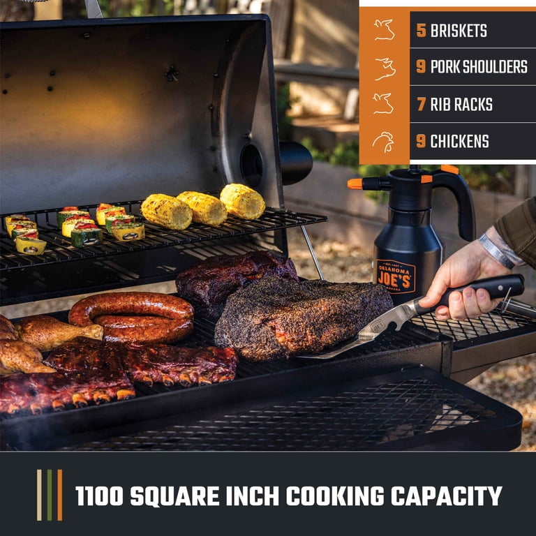 Oklahoma Joe's® Laredo™ Series 1100 Offset Smoker - Walmart.com