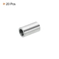 thumbnail image 3 of Unique Bargains Round Coupling Nut M4x0.7mm 10mm Threaded Sleeve Connector Rod Bar Stud Tube 20 Pack, 3 of 4