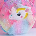 thumbnail image 2 of Bolsa De Hombro Bolso Mini de hombro de felpa con unicornio de dibujos animados, bonito de Alpaca para niñas, regalos para niños, 2 of 5