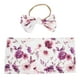 thumbnail image 4 of Manta Receptora Para Recién Nacido, Conjunto De Diadema Con Estampado De Flores, Mantas Receptoras Para Bebé, 4 of 7