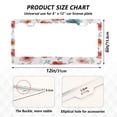 thumbnail image 2 of Aluminum License Plate Frame 2 Pack Car Exterior Accessory Car Tag Holder for Front Rear Plates Cars Decor Pastel Watercolor Floral Pattern, 2 of 7
