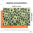thumbnail image 6 of Yayeee Doormat for Inside 20"x32" Absorbent Low-Profile Washable Non-Slip Rubber Backed Entryway Rug, Green Floral Leopard Pattern, 6 of 8