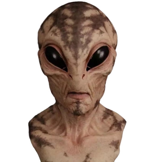 Máscara de látex para cosplay Aliens, Halloween, carnaval y pascua, 300 g